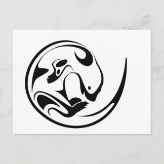 Skämtsam utter vykort