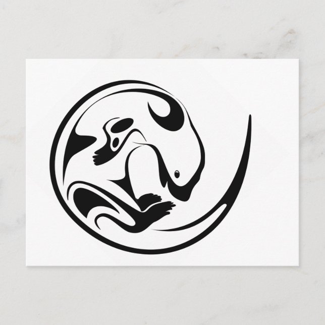 Skämtsam utter vykort (Framsida)