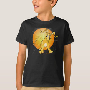 Skämtsamma gula Gelert T-shirt