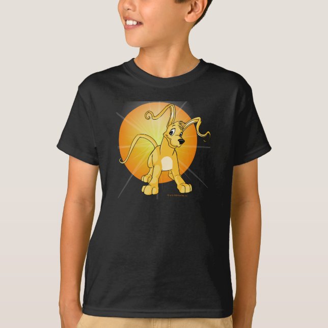 Skämtsamma gula Gelert T-shirt (Framsida)