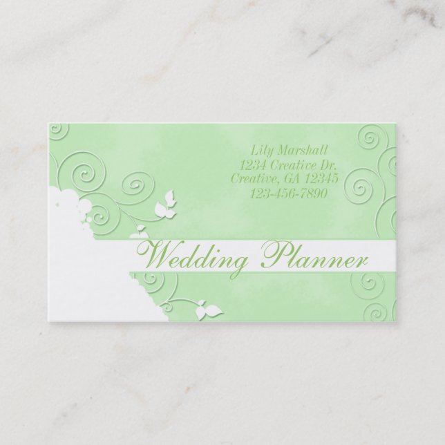 Skämtsamt virvlar runt visitkorten visitkort (Framsida)