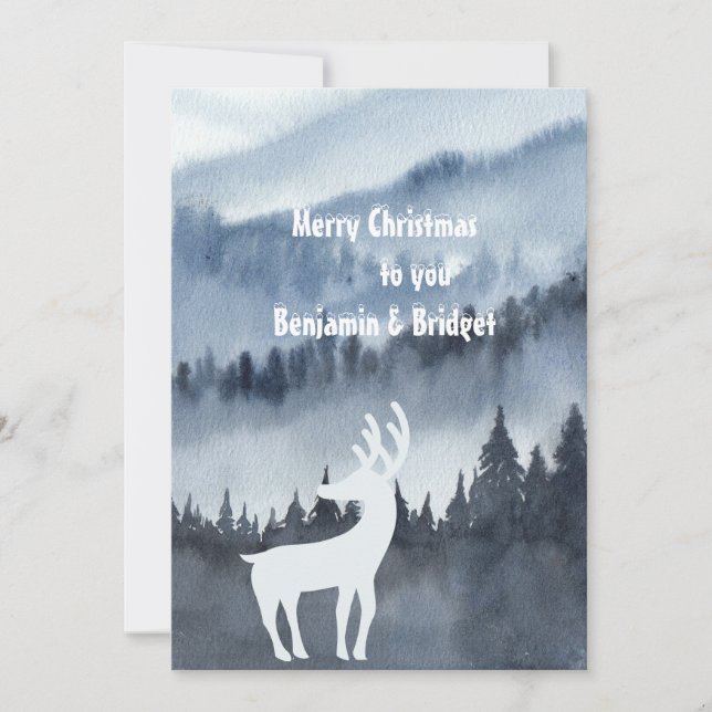 Skandalöst blått landskapskort i helgdag (Framsida)