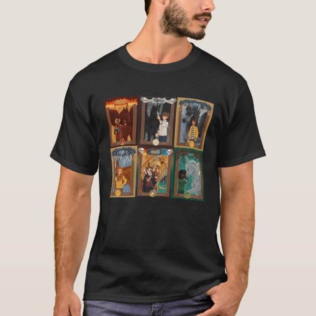 Skandar Character Portraits girl retro T Shirt (Framsida)