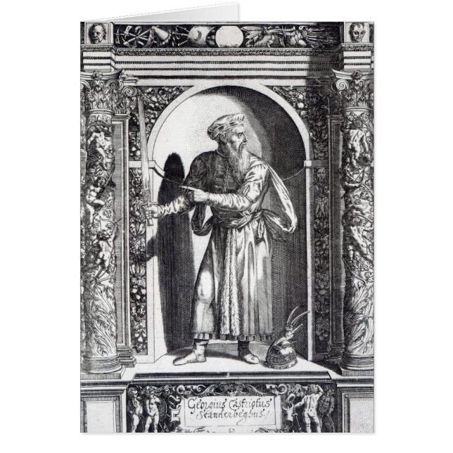 Skanderbeg Hälsningskort (Framsidan)