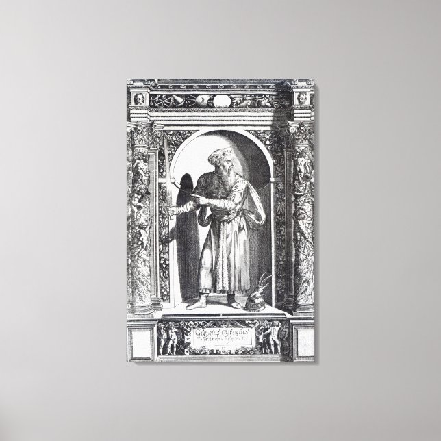 Skandertigen Canvastryck (Framsida)