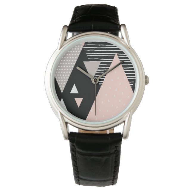 Skandi bergstoppdesign armbandsur (Framsida)