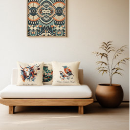 Skandi Farmhouse Cattle, anpassningsbar Kudde