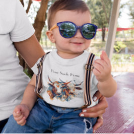 Skandi Farmhouse Cattle, anpassningsbar T Shirt