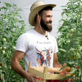 Skandi Farmhouse Cattle, anpassningsbar T Shirt