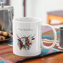 Skandi Farmhouse Cattle, anpassningsbar Två-Tonad Mugg