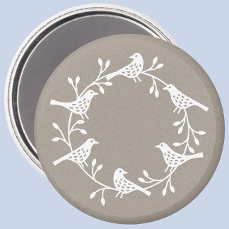 Skandi Utandning av fåglar och Rosehips Magnet