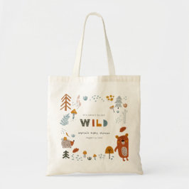 Skandi Vild Tropical Woodland Animals Baby Shower Tygkasse