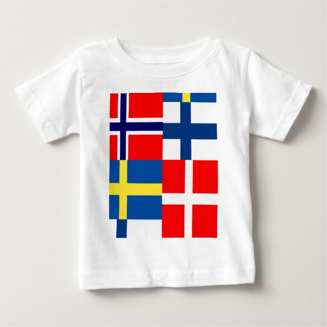 Skandinavet sjunker kvartett tee (Framsida)