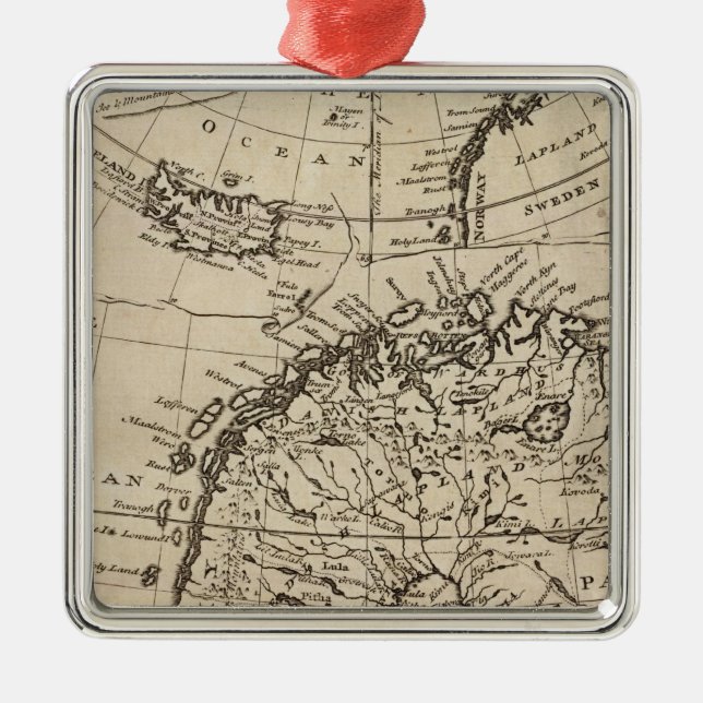 Skandinavien 4 julgransprydnad metall (Framsidan)