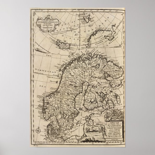 SKANDINAVIEN 4 POSTER (Framsidan)