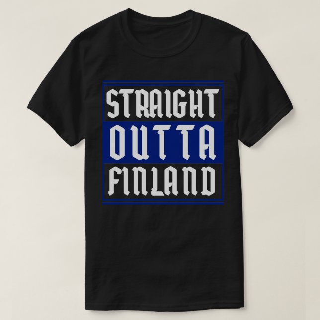 Skandinavien Älskare Gift Finland T Shirt (Design framsida)