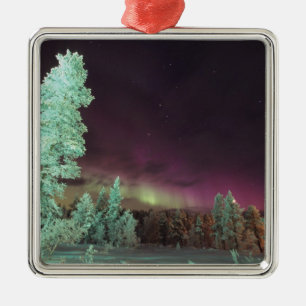 Skandinavien, Finland, Lappland, Kakslauttanen, Julgransprydnad Metall