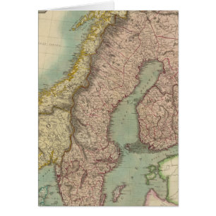 Skandinavien Hälsningskort