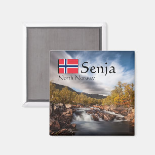 Skandinavien liggande foto magnet