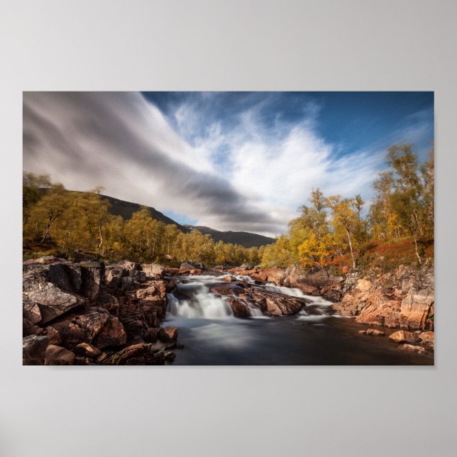 Skandinavien liggande foto poster (Framsidan)