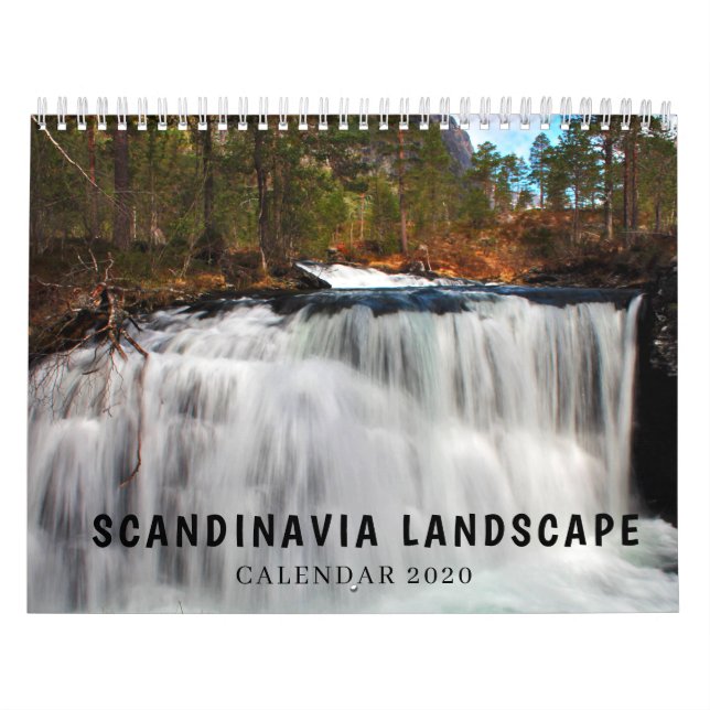 Skandinavien liggande kalender (Omslag)