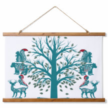 Skandinavien Modern Art Nordic Livets träd Wall