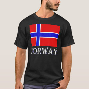 Skandinavien Nordiska Land Norgen T Shirt