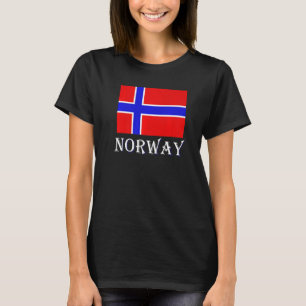 Skandinavien Nordiska Land Norgen T Shirt