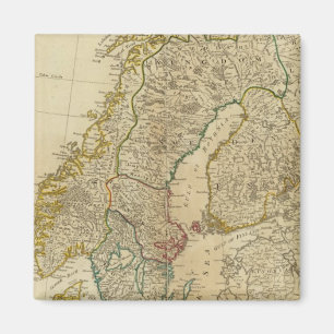 Skandinavien Norra Stater Magnet