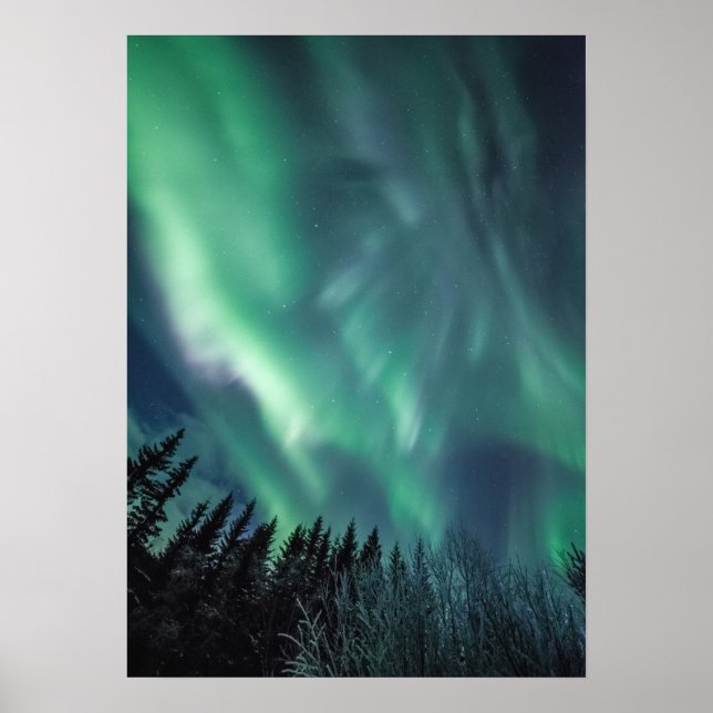 Skandinavien Northern Light Poster (Framsidan)