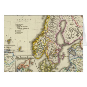 Skandinavien och Polen, kyrkan Hälsningskort