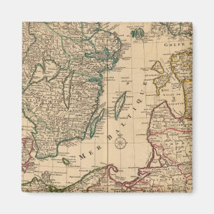 Skandinavien, Östersjön, Sverige, Danmark Magnet