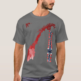 Skandinavien Proud Norge T Shirt