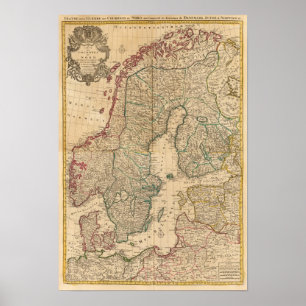 Skandinavien, Sverige, Danmark 2 Poster