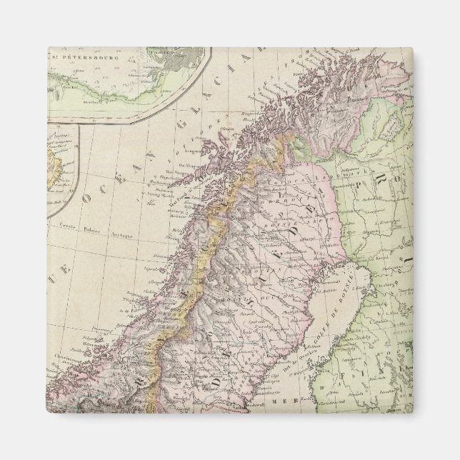 Skandinavien, Sverige Magnet (Framsidan)