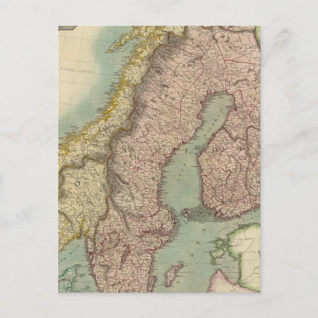 Skandinavien Vykort (Framsida)