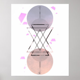 Skandinavisk Abstrakt Poster