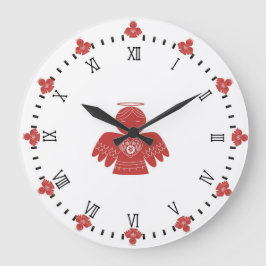 Skandinavisk ängelkonst stor klocka