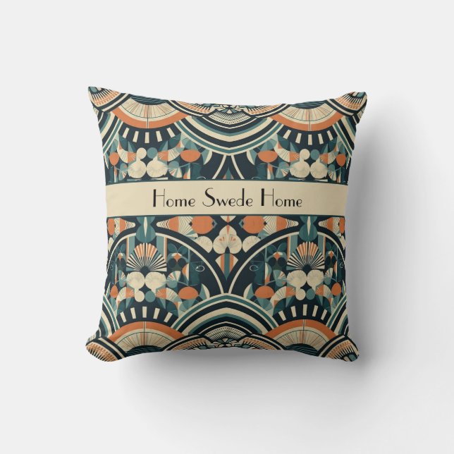 Skandinavisk Art Deco anpassningsbar  Kudde (Framsida)