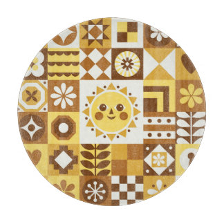 Skandinavisk Blommigt: Abstrakt Vintage Card.