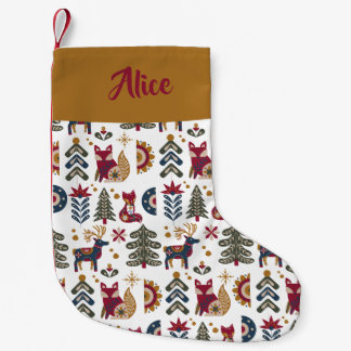 Skandinavisk design liten julstrumpa