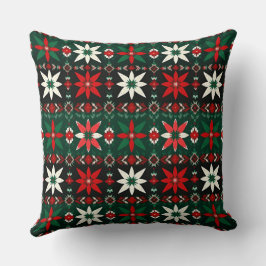 Skandinavisk Fair Isle julupplaga 3 Kudde