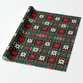 Skandinavisk Fair Isle julutgåva 3 Presentpapper