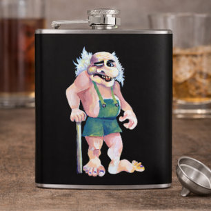 Skandinavisk flony Tittar Ogre Troll Fickplunta