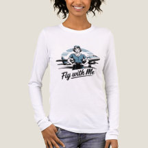 Skandinavisk flygvärdinna Long Sleeve Shirt