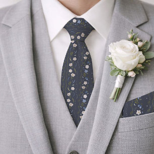Skandinavisk Folk Floral Bröllopsslips Slips