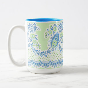 Skandinavisk folkart Classic Mugg blue