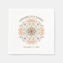 Skandinavisk folkart Hösten Färg Bröllop