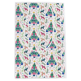 Skandinavisk folkart Julgran Gift Bag