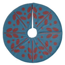 Skandinavisk folkart Julgran Skirt Julgransmatta Fleece